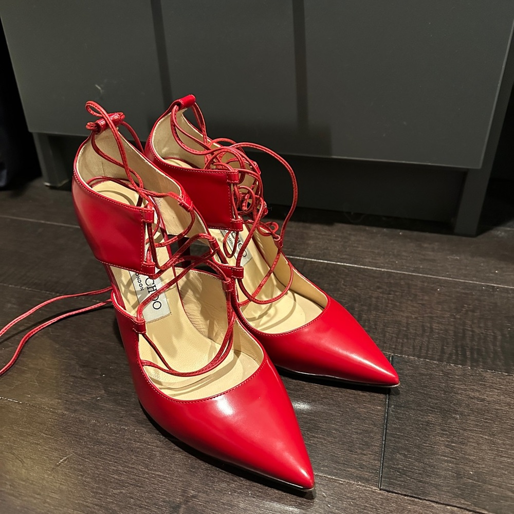 Jimmy Choo Leather Pump, size 35 1/2